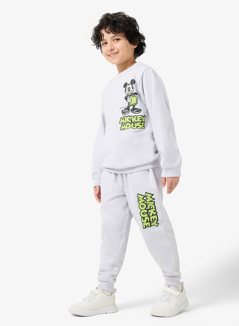 Disney Kids Mickey Mouse Sweatshirt And Sweatpants - Image 1